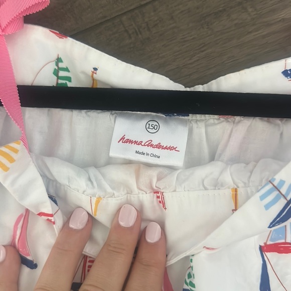 Hanna Andersson Girls Sailboats Dress - Picture 5 of 5